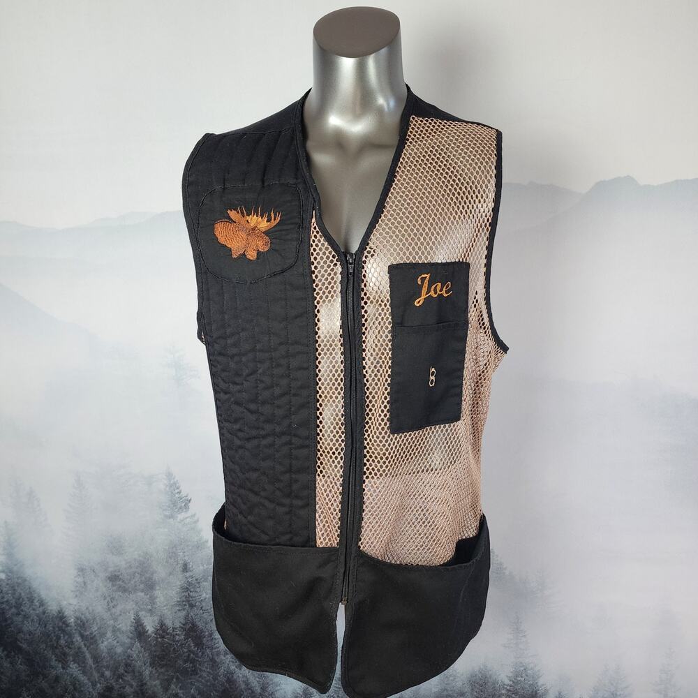 Bob Allen Moose Embroidered Mesh Shooting Vest | Men's XL